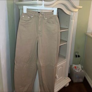 CUTE TAN WIDE LEG JEANS NO DAMAGE OR STAINING!!❤️❤️